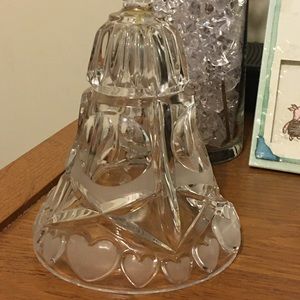 Crystal glass Bell- Christmas-made in Germany